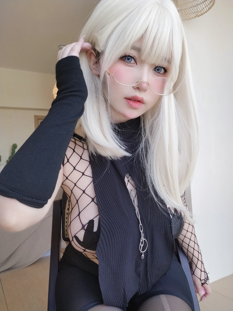 女主K《战败忍者》主题写真：42张全套美图