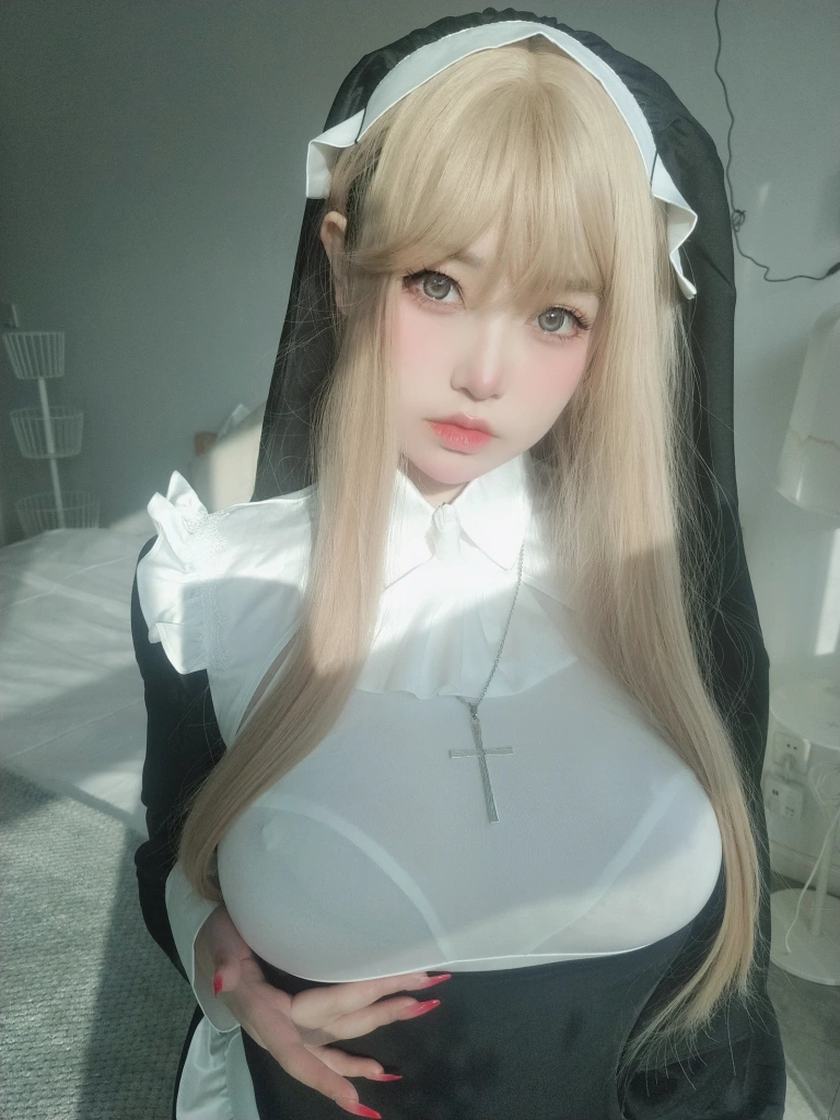 女主K《修女》主题写真：80张全套美图