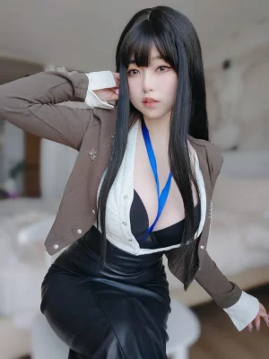 女主K《上司的秘密》主题写真：109张全套美图，含1个视频