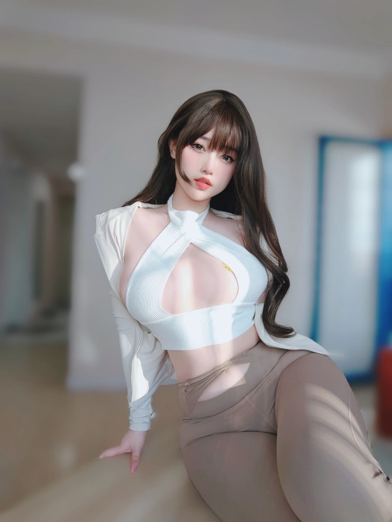 女主K《瑜伽服》主题写真：102张全套美图