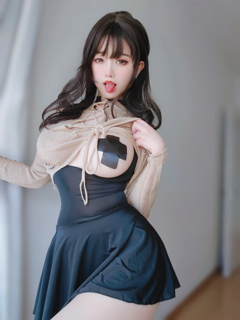 女主K《初秋穿搭》主题写真：113张全套美图，含1个视频