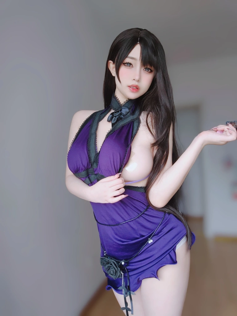 女主K《蒂法》主题写真：89张全套美图