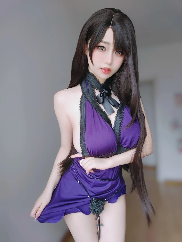 女主K《蒂法》主题写真：89张全套美图