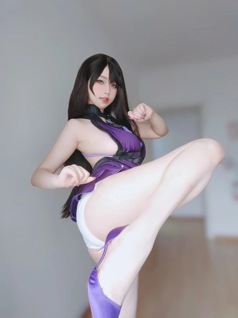 女主K《蒂法》主题写真：89张全套美图