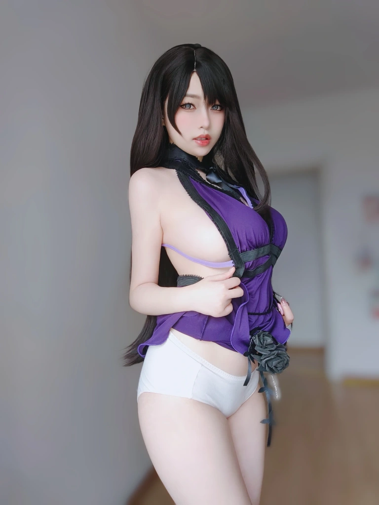 女主K《蒂法》主题写真：89张全套美图