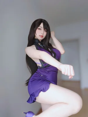女主K《蒂法》主题写真：89张全套美图
