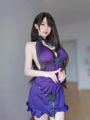 女主K《蒂法》主题写真：89张全套美图