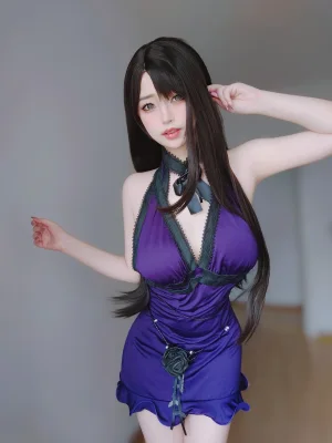 女主K《蒂法》主题写真：89张全套美图