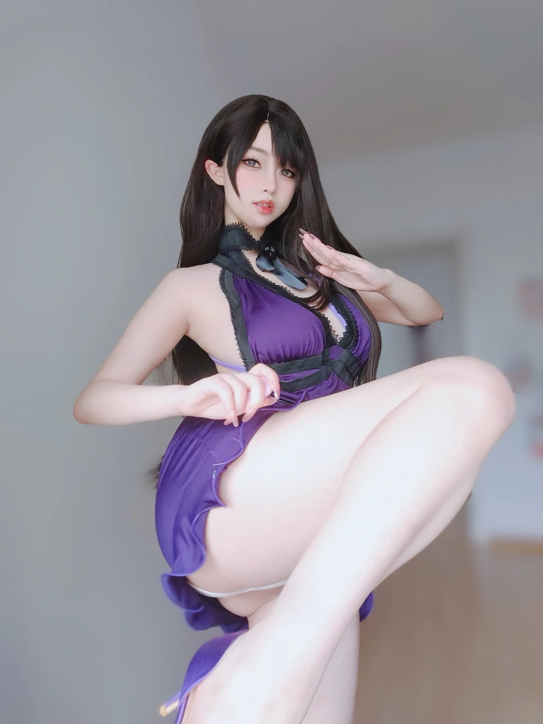女主K《蒂法》主题写真：89张全套美图