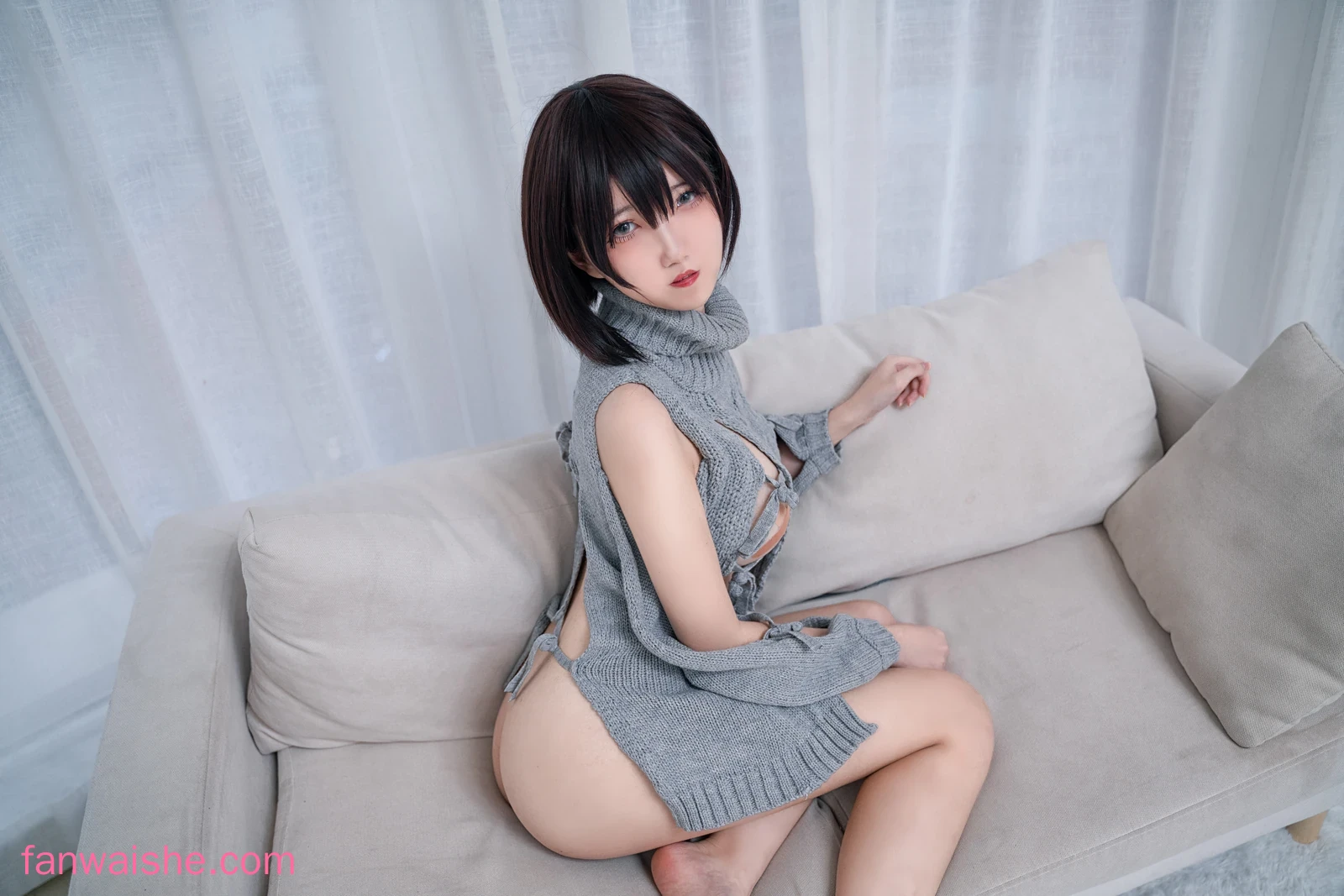 阿薰kaOri 阿薰kaOri NO.002 - 露背毛衣