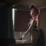 阿薰kaOri《黑太子旗袍》主题写真：20张全套美图