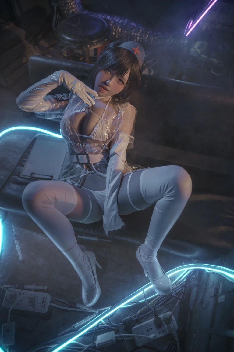 阿薰kaOri《黑暗王朝透明护士》主题写真：24张全套美图