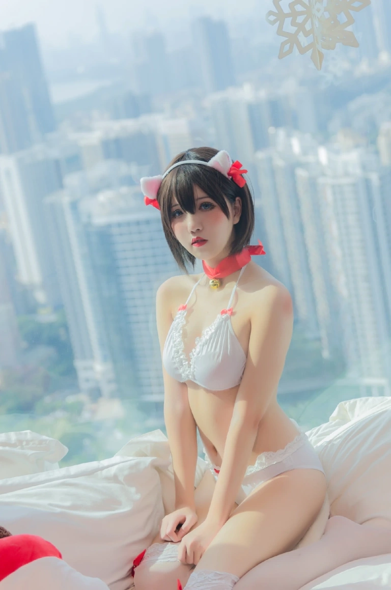 阿薰kaOri《圣诞节限定》主题写真：20张全套美图