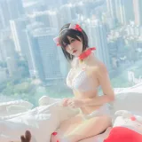 阿薰kaOri《圣诞节限定》主题写真：20张全套美图