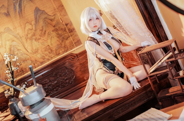阿薰kaOri《碧蓝航线 天狼星》主题写真：41张全套美图