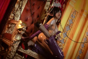 阿薰kaOri《黑兽系列 女王奥莉卡》主题写真：80张全套美图