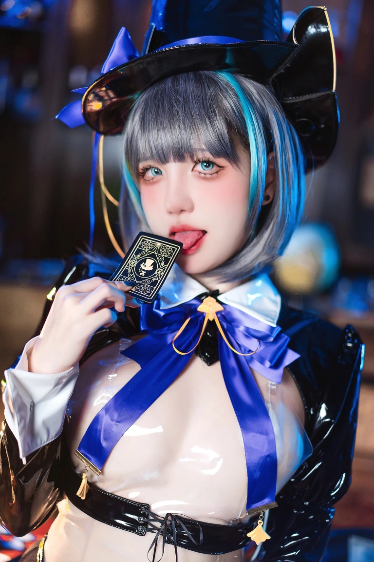 阿薰kaOri《七夕特别篇 柴郡魔术师》主题写真：96张全套美图，含13个视频