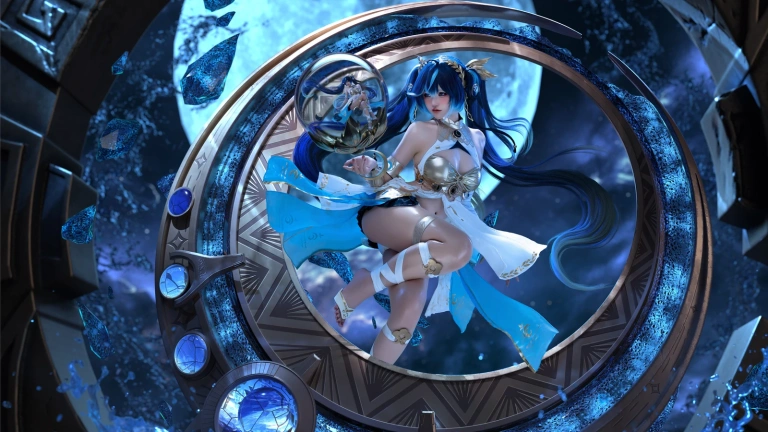 阿薰kaOri《鸣潮 谕女尤诺》主题写真：324张全套美图，含15个视频