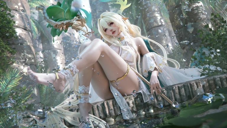 阿薰kaOri《碧蓝航线 金狮》主题写真：269张全套美图，含6个视频