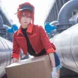 Kitaro_绮太郎《工作细胞2》主题写真：35张全套美图