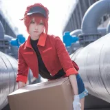 Kitaro_绮太郎《工作细胞2》主题写真：35张全套美图