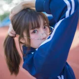 Kitaro_绮太郎《运动服女孩1》主题写真：13张全套美图