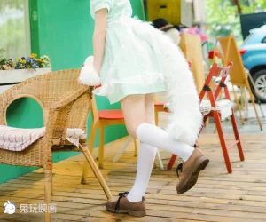 Kitaro_绮太郎《白喵喵喵》主题写真：46张全套美图