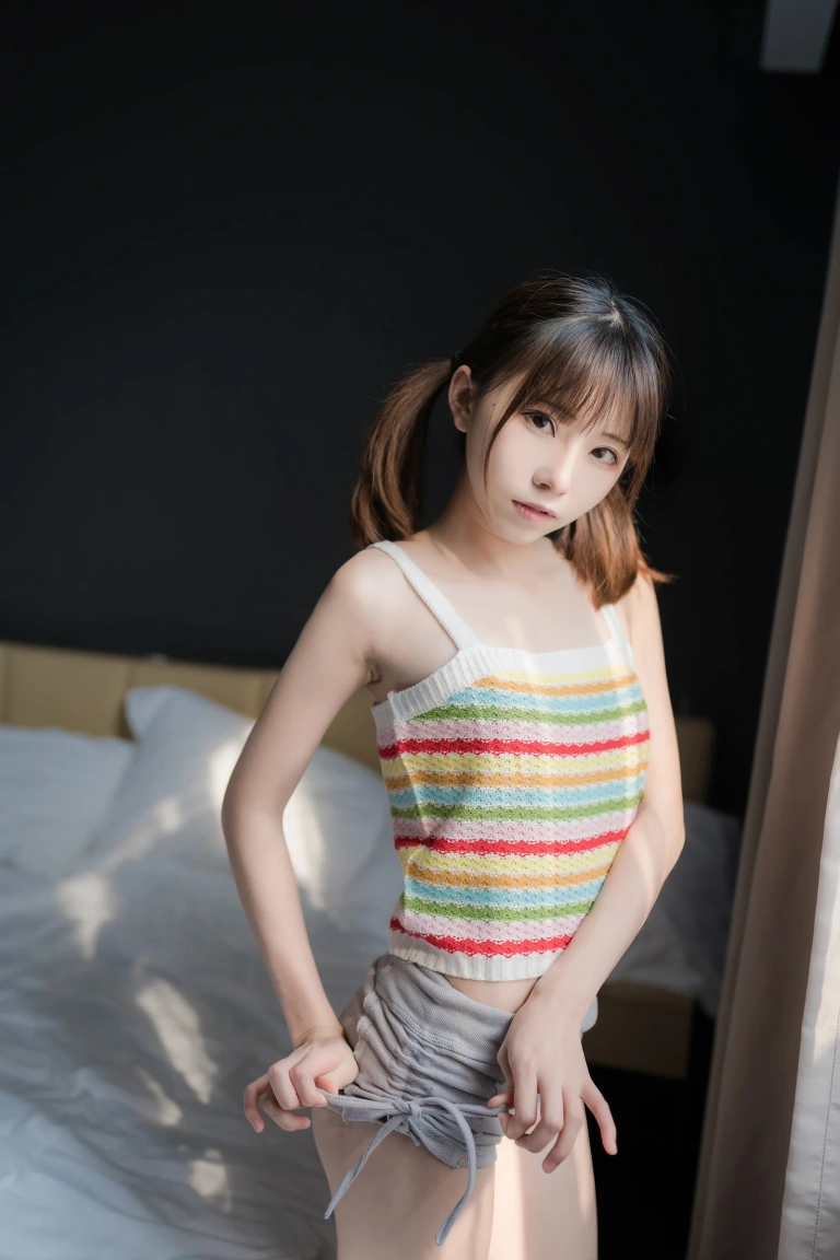Kitaro_绮太郎《邻家女孩》主题写真：40张全套美图