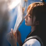 Kitaro_绮太郎《十分之七的蓝》主题写真：25张全套美图
