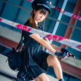 Kitaro_绮太郎《警 制服》主题写真：14张全套美图