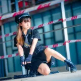 Kitaro_绮太郎《警 制服》主题写真：14张全套美图