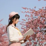 Kitaro_绮太郎《樱花》主题写真：18张全套美图