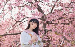 Kitaro_绮太郎《樱花》主题写真：18张全套美图