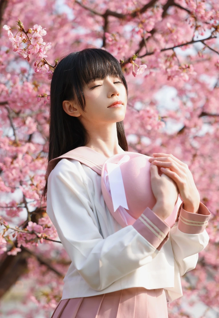 Kitaro_绮太郎《樱花》主题写真：18张全套美图