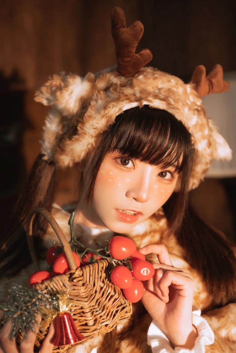 Kitaro_绮太郎《麋鹿》主题写真：37张全套美图