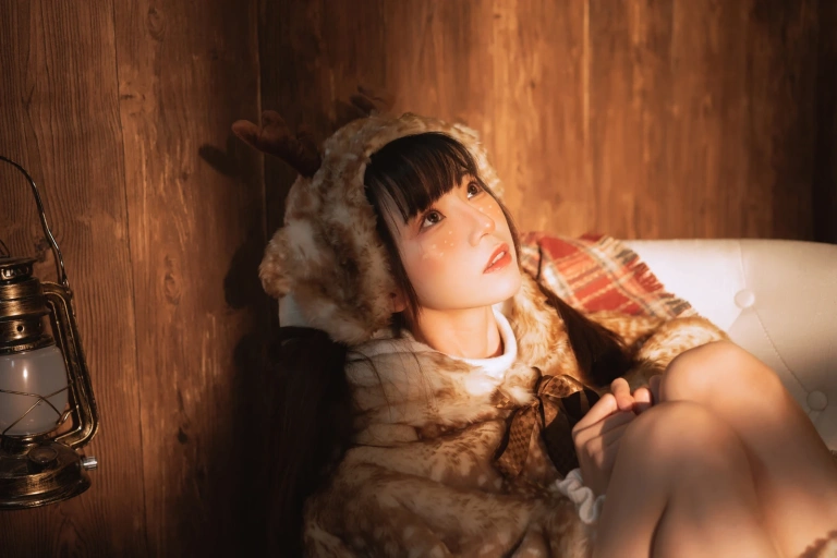 Kitaro_绮太郎《麋鹿》主题写真：37张全套美图