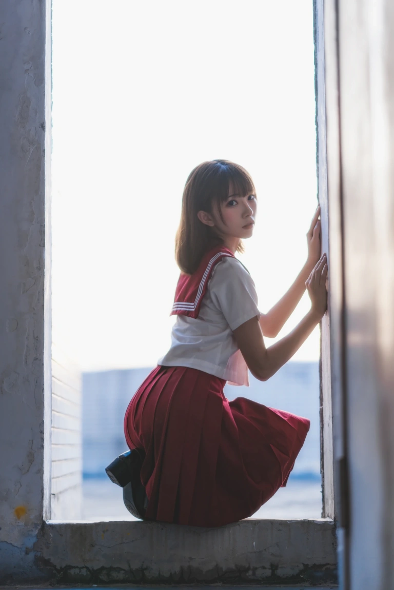 Kitaro_绮太郎《赤》主题写真：24张全套美图