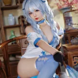 Kokuhui(yuuhui玉汇)《PA15 翠雀媚》主题写真：31张全套美图