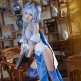 Kokuhui(yuuhui玉汇)《PA15 翠雀媚》主题写真：31张全套美图