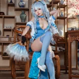 Kokuhui(yuuhui玉汇)《PA15 翠雀媚》主题写真：31张全套美图