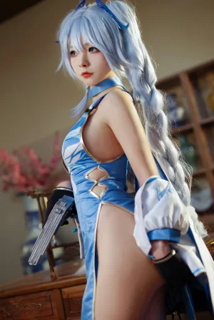 Kokuhui(yuuhui玉汇)《PA15 翠雀媚》主题写真：31张全套美图