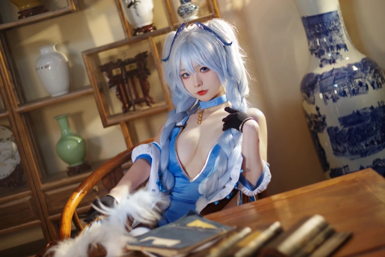 Kokuhui(yuuhui玉汇)《PA15 翠雀媚》主题写真：31张全套美图