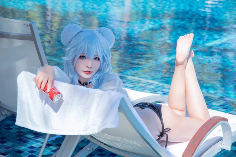 Kokuhui(yuuhui玉汇)《PA15 泳装》主题写真：27张全套美图
