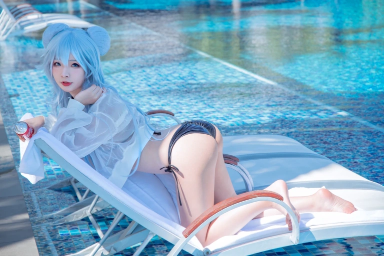 Kokuhui(yuuhui玉汇)《PA15 泳装》主题写真：27张全套美图