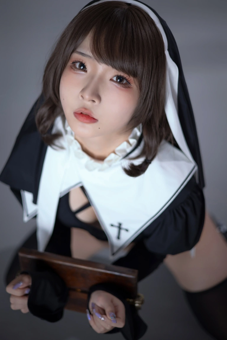 Kokuhui(yuuhui玉汇)《罪罚修女》主题写真：95张全套美图