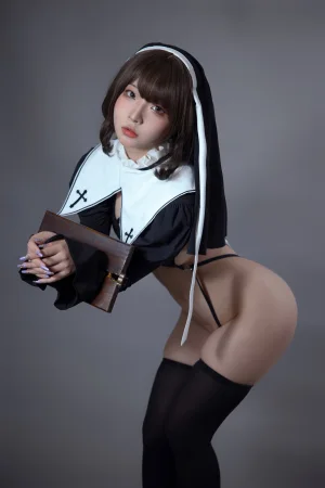 Kokuhui(yuuhui玉汇)《罪罚修女》主题写真：95张全套美图