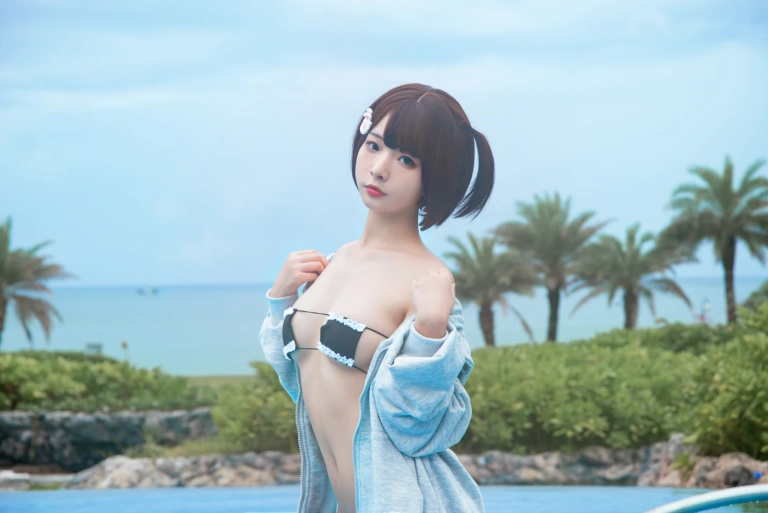Kokuhui(yuuhui玉汇)《妹の泳装》主题写真：22张全套美图
