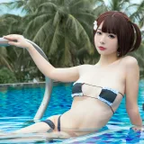 Kokuhui(yuuhui玉汇)《妹の泳装》主题写真：22张全套美图