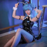 Kokuhui(yuuhui玉汇)《初音黑兔》主题写真：47张全套美图