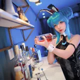 Kokuhui(yuuhui玉汇)《初音黑兔》主题写真：47张全套美图